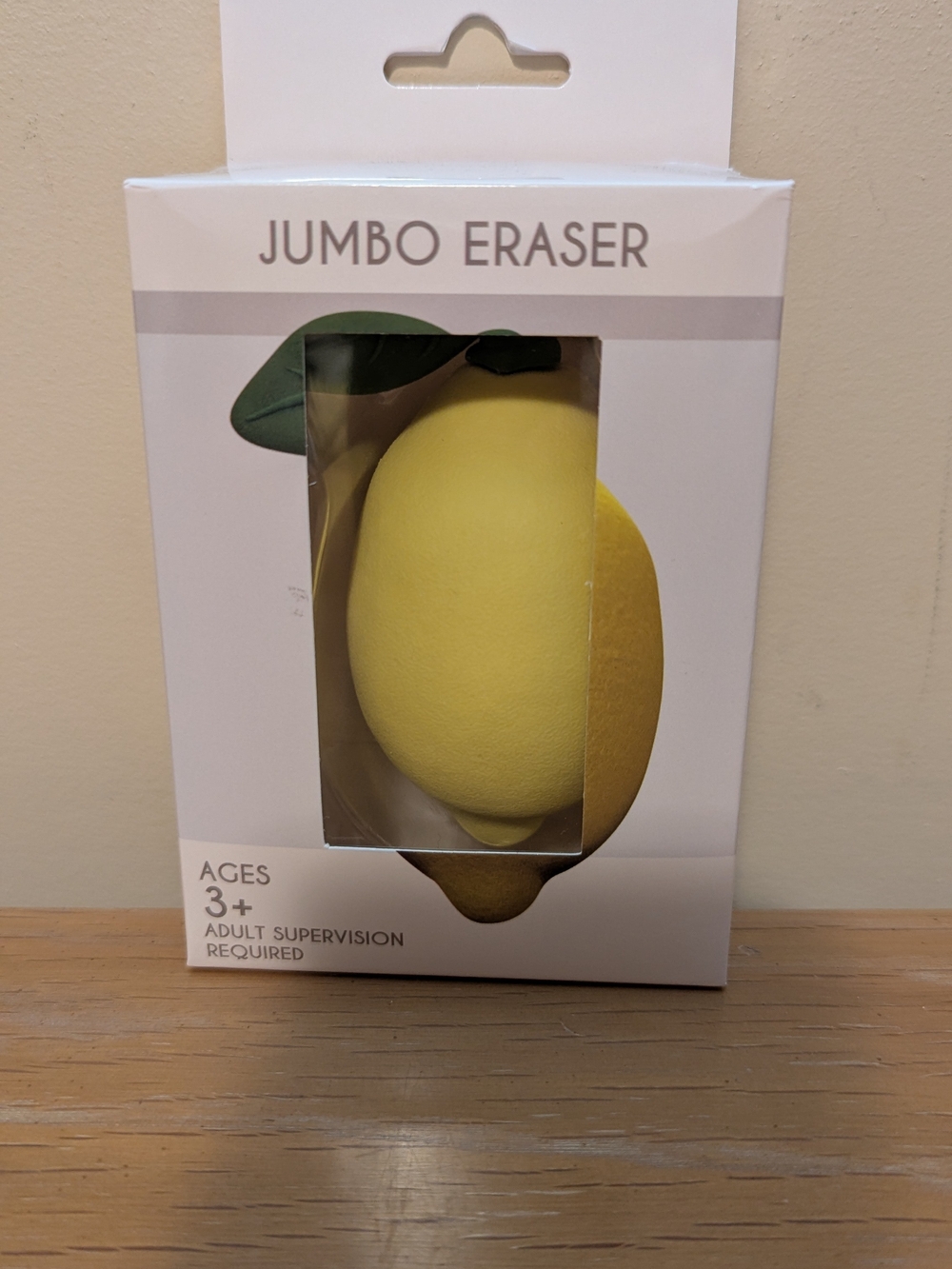 Jumbo Yellow Lemon Eraser Brand New